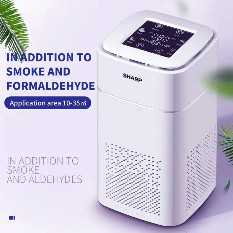 Đặc tính sản phẩm Sharp Máy Lọc Không Khí Air Purifier: - Hệ lọc HEPA lọc bụi mịn; - Hệ thống lọc bụi mịn; - Hiệu năng lọc sạch; - 3 tốc độ gió; - Chế độ hẹn giờ; - Màn hình cảm ứng