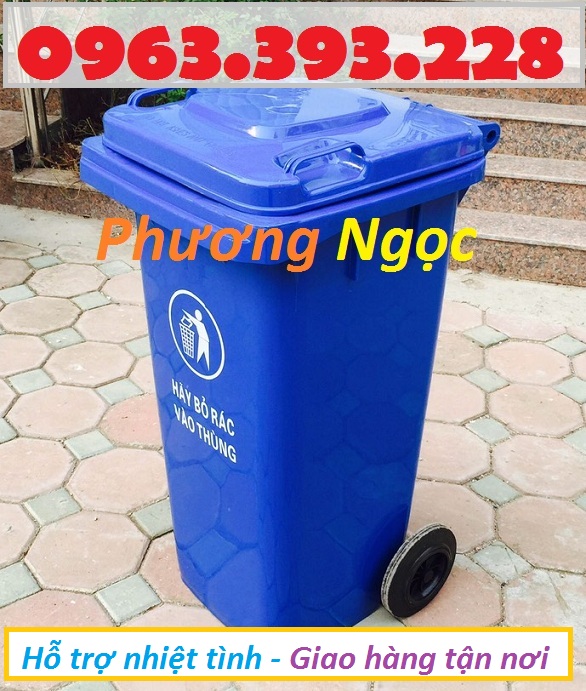 Thùng rác 120L nắp kín, thùng rác nhựa HDPE,thùng rác nhựa 2 bánh xe, thùng rác công cộng, thùng rác nhựa công nghiệp, thùng rác nhựa HDPE 120L, thùng rác nhựa nắp kín, thùng rác y tế,